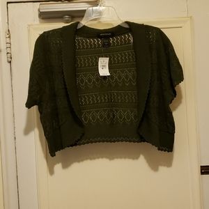 Ashley Stewart Olive Green shrug - 18/20